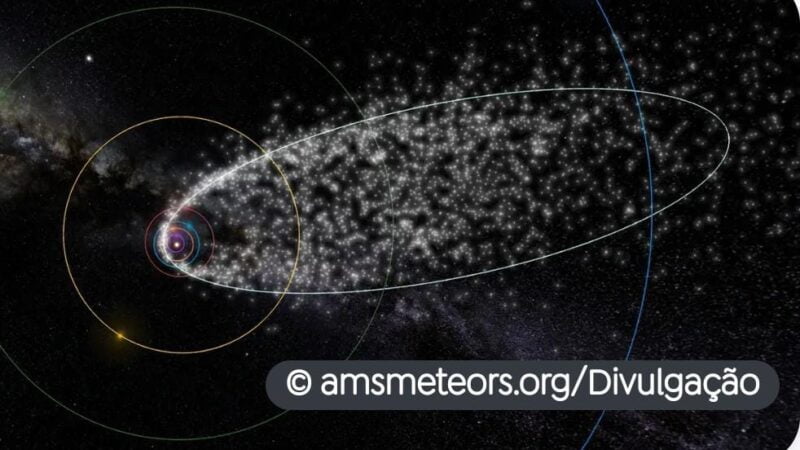 METEOROS DE RASTROS DO HALLEY PODEM SER VISTOS NA MADRUGADA DE DOMINGO 