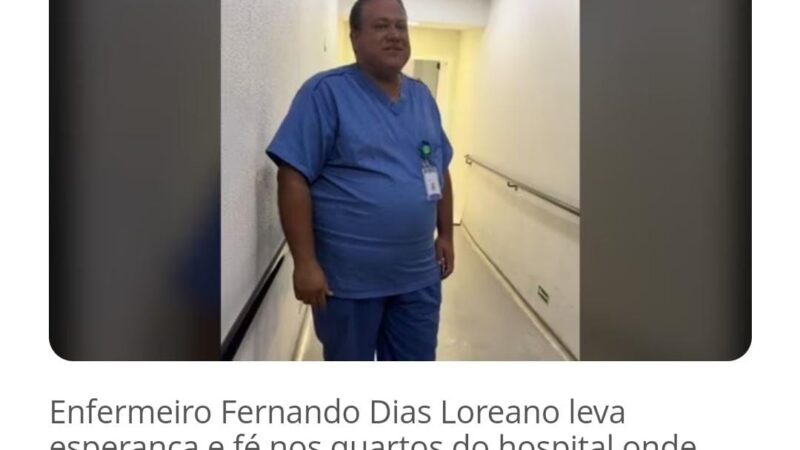 ENFERMEIRO VITALIZA AO CANTAR PARA PACIENTES INTERNADOS EM HOSPITAL DE SOROCABA